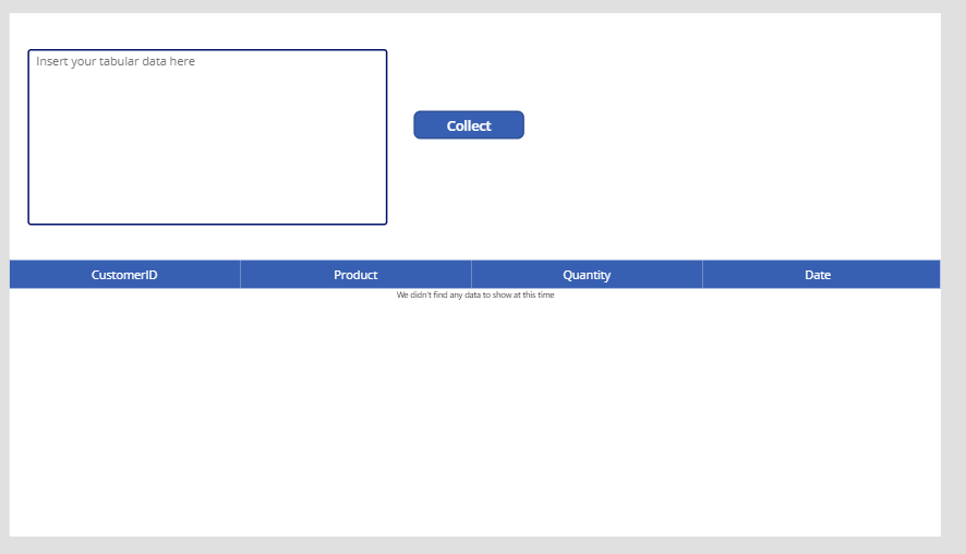 Bulk insert to Power Apps collection