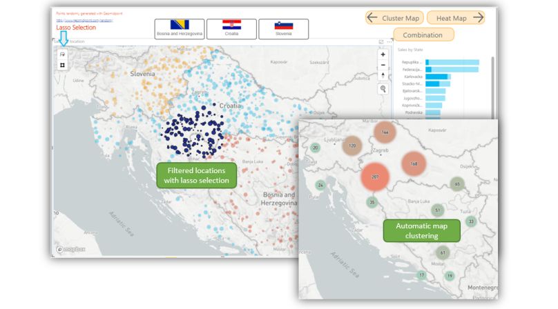 How to use a new PowerBI Mapbox visual