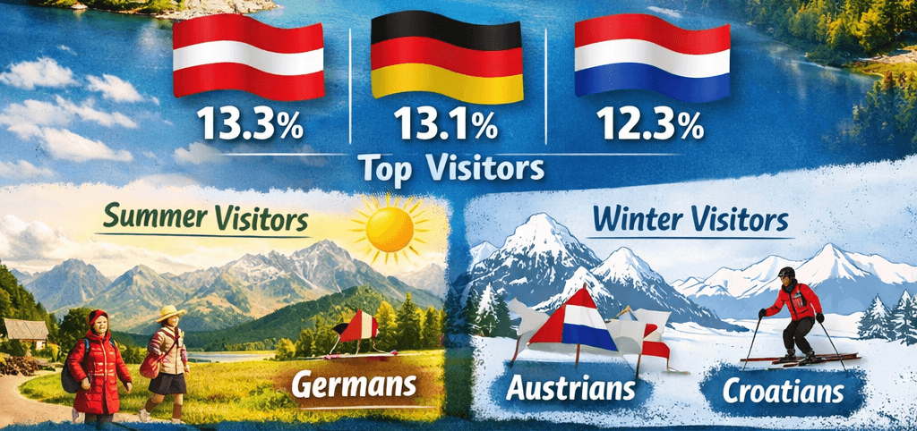 Who Visits Slovenia and When